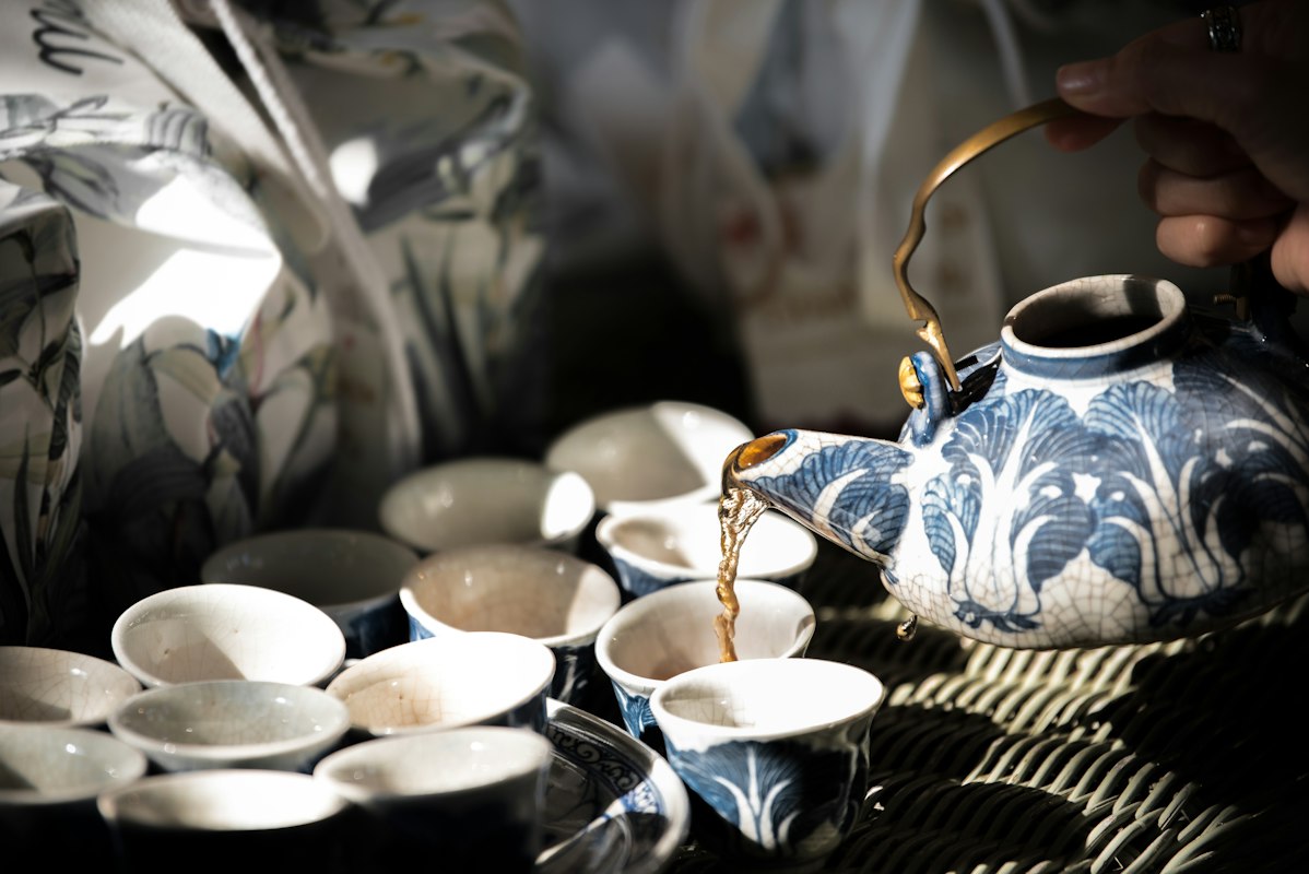 Pu-Erh Tee Blätter – chinesischer Fermentationstee